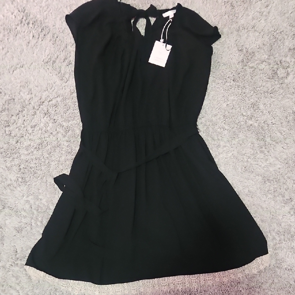LC Lauren Conrad Elegant Black Dress